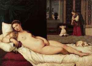 Венера Урбинская 1538г. Venere di Urbino Titian Тициан